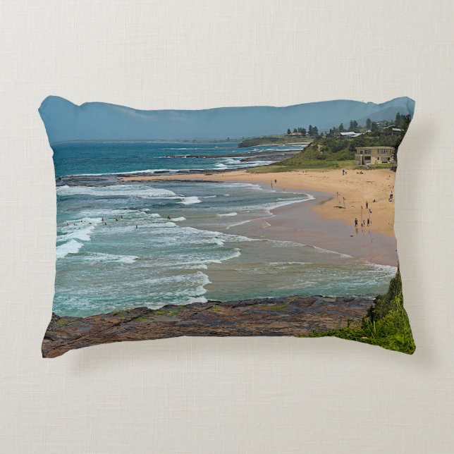 Anpassningsbar Blåskudde av polyester med accent 3 Prydnadskudde (Framsidan)