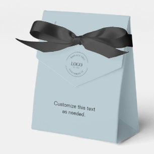 Anpassningsbar blått för minimalistisk enkel Logot Presentaskar
