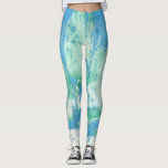 Anpassningsbar - blått Grönt Vit Trendig Modern Ab Leggings<br><div class="desc">Anpassningsbar Blå Grönt Vita Trendiget Modern Abstrakt Mallar Leggings.</div>