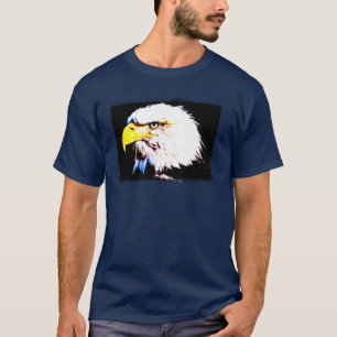 Anpassningsbar Blått Modern Elegant Ögat huvud T Shirt