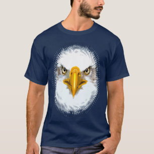 Anpassningsbar Blått Modern Elegant Ögat huvud T Shirt