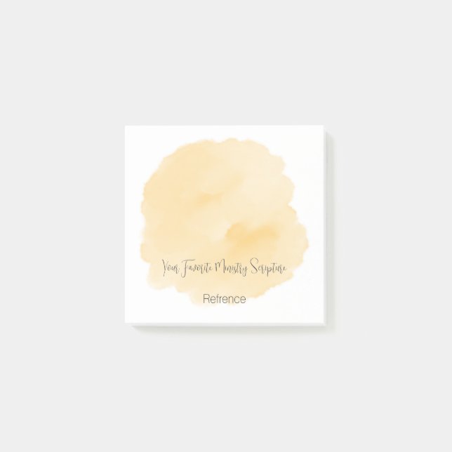 Anpassningsbar Blockanteckningar med skriptformat  Post-it Block (Framsida)