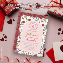 Anpassningsbar Blommigt Alla hjärtans dag Möhippa 