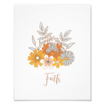 Anpassningsbar Blommigt Boho Nursery Wall Art Post