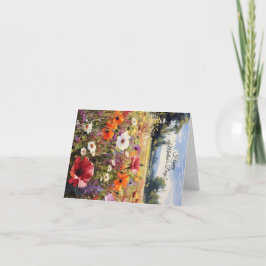 Anpassningsbar Blommigt Mors dag-kort Tack Kort