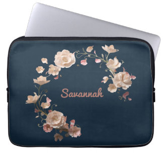 Anpassningsbar Blommigt Neoprene Laptop sleeve