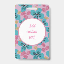 Anpassningsbar blommigt rosa namn mor