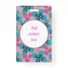 Anpassningsbar blommigt rosa namn mor