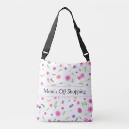 Anpassningsbar Blommigt Tote Bag | Gift for Mamma Axelväska