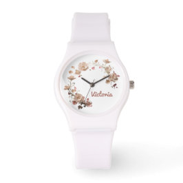 Anpassningsbar Blommigt Watch Armbandsur