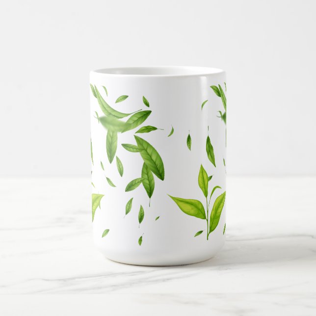 Anpassningsbar Blommönster Coffee Mugg (Center)