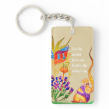 Anpassningsbar Blommor och flicka