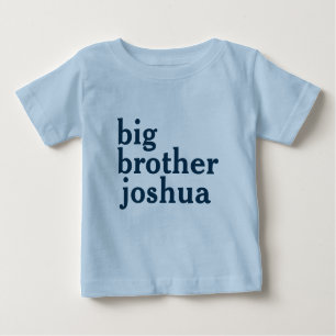Anpassningsbar Blue Big Brother Baby T-Shirt