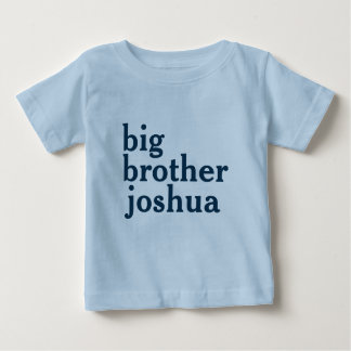 Anpassningsbar Blue Big Brother Baby T-Shirt