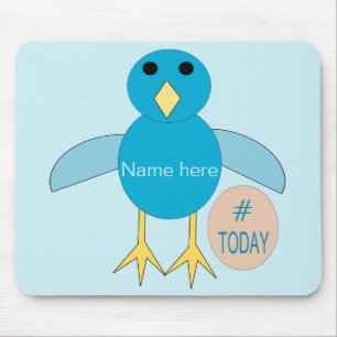 Anpassningsbar Blue Birthday Boy Chick Mousepad Musmatta