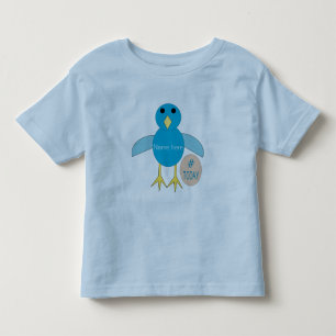 Anpassningsbar Blue Birthday Boyl Chick T Shirt