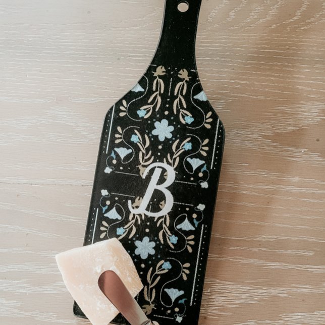 Anpassningsbar Blue Blommigt Folk Art charcuterie (Skapare uppladdad)