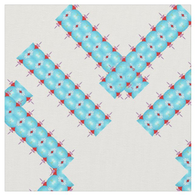 Anpassningsbar Blue Fabric Tyg (Närbild)