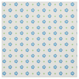 Anpassningsbar Blue God God God God Blommigt Polka Tyg