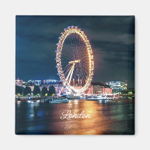 Anpassningsbar Blue Guld Cityscape Night Travel Lo