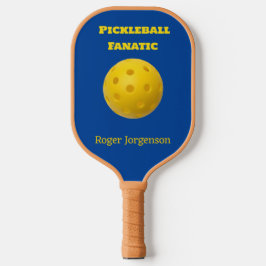 Anpassningsbar Blue Gult Pickleball Fanatic