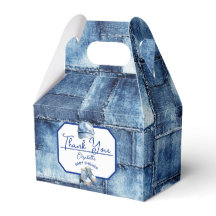 Anpassningsbar Blue Jean Baby Denim Theter Baby Sh