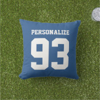 Anpassningsbar Blue jersey Number utomhus dekorati