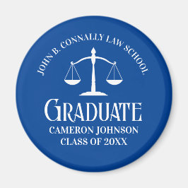 Anpassningsbar Blue Law School Studenten Keepsak Magnet