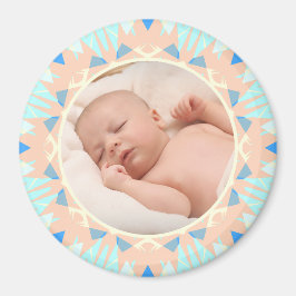 Anpassningsbar Blue Mor's Day New Morsa Baby Photo Magnet
