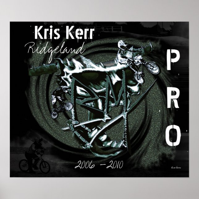 Anpassningsbar BMX 1b Poster (Framsidan)