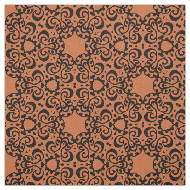 Anpassningsbar Bohemian Stil Print Fabric Tyg (Provkarta)