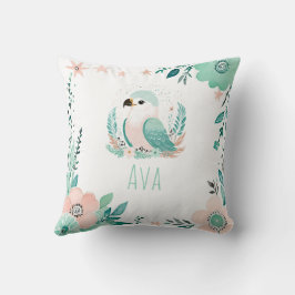 Anpassningsbar Boho Baby Eagle Pillow Pastel Grönt Kudde