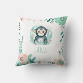 Anpassningsbar Boho Baby Pillow Pastel Grönt Kudde