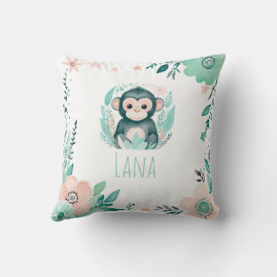 Anpassningsbar Boho Baby Pillow Pastel Grönt Kudde