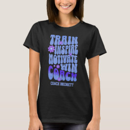 Anpassningsbar Boho Best Coach Tåg Inspire Motivat T Shirt