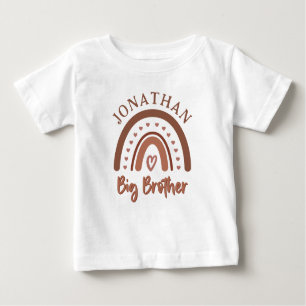 Anpassningsbar Boho Big Brother Rainbow Matching S T Shirt