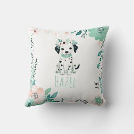 Anpassningsbar Boho Cute Dalmatian Pillow Pastel G Kudde