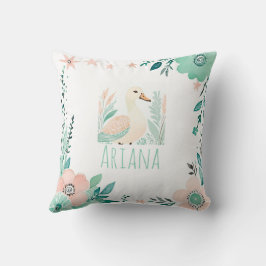 Anpassningsbar Boho Goose Pillow Pastel Grönt Kudde