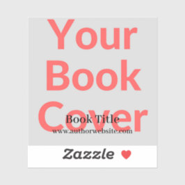 Anpassningsbar Bok Plate - Singles Klistermärken