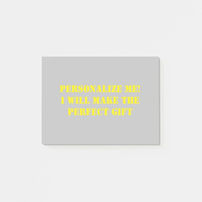 Anpassningsbar bokför, roliga bokanteckningar, kon post-it block (Framsida)