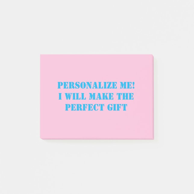 Anpassningsbar bokför, roliga bokanteckningar, kon post-it block (Framsida)