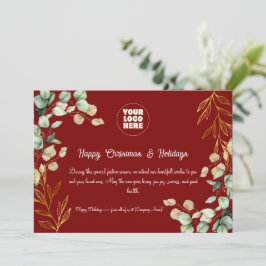 Anpassningsbar Bolagets julhälsningskort 2025 Julkort