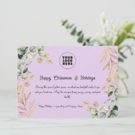 Anpassningsbar Bolagets julhälsningskort 2025 Julkort