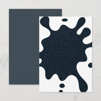 Anpassningsbar Bold Inkblot OSA kort - kol och vit