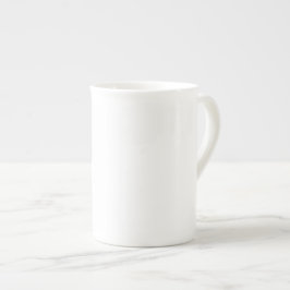 Anpassningsbar Bone China Mugg Benporslin Mugg