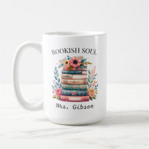 Anpassningsbar Bookish Soul Bok Älskare Gift Bookw