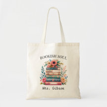 Anpassningsbar Bookish Soul Bok Älskare Gift Bookw