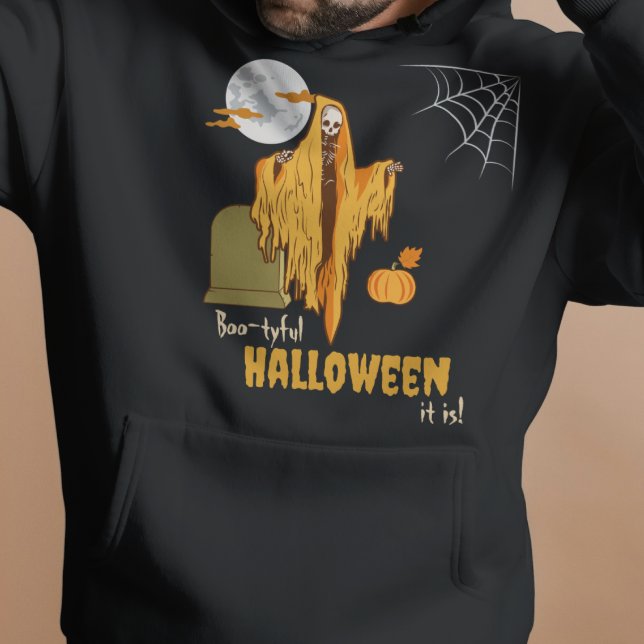 Anpassningsbar Booty Pun Vuxen humor Halloween Fli Hoodie (Skapare uppladdad)