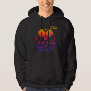 Anpassningsbar Bord Tennis Team Namn Klubb League Hoodie
