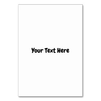 Anpassningsbar Bordsnummer